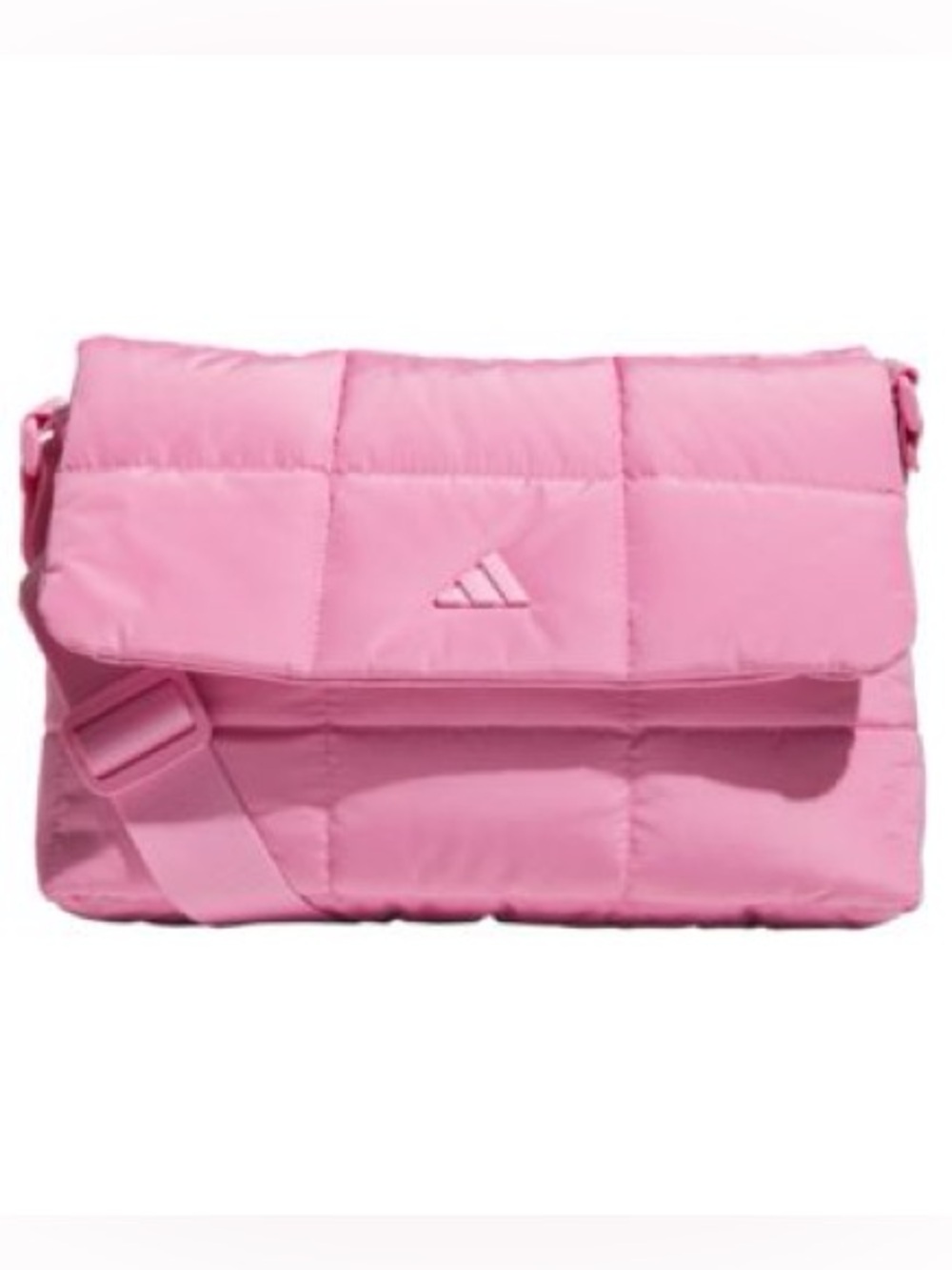 adidas Bubble Quilted Pink Crossbody Bag